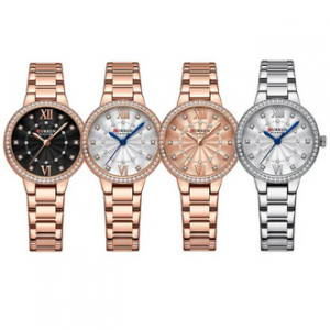 CURREN 9085 RoseGold Stainless Steel Analog Watch For Women - RoseGold